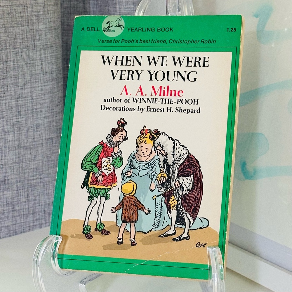 When We Were Very Young AA Milne Ernest h Shepard A Dell Yearling Book Paperback